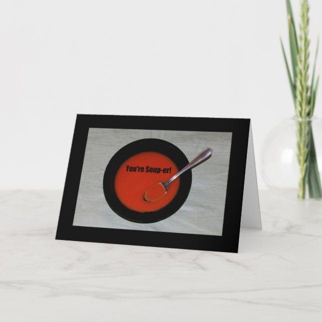 Du är Soppa-er! Tack för ditt kort (Framsida)
