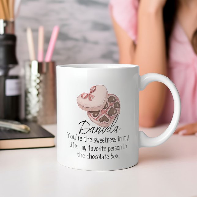 Du är sötheten i mitt liv presentkaffemugg kaffemugg (Skapare uppladdad)