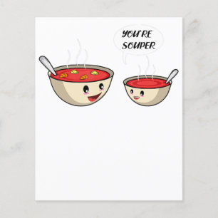 Du är Souper Cook och Soppa Älskare Flygblad