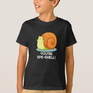Du är Spe-snäcka Funny Snigel Pun Mörk BG T Shirt