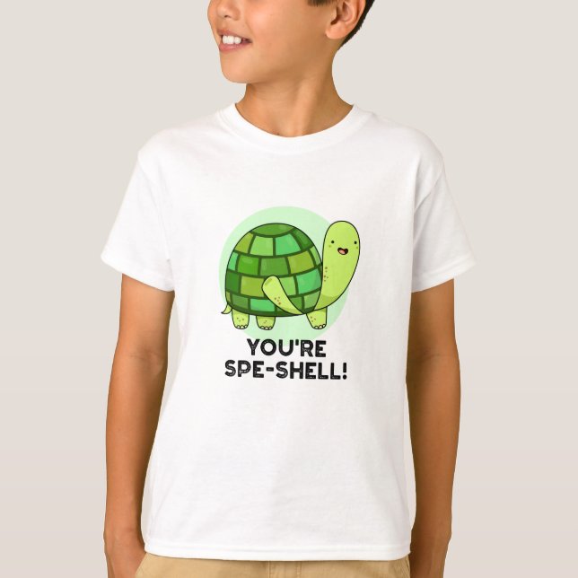 Du är Spe-snäcka Funny Tortoise Pun T Shirt (Framsida)