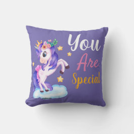 Du är speciell Unicorn Dekorativ kudde