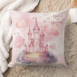 Du är Speciella Palatset i Rosa MolnRäbbeltyget Kudde