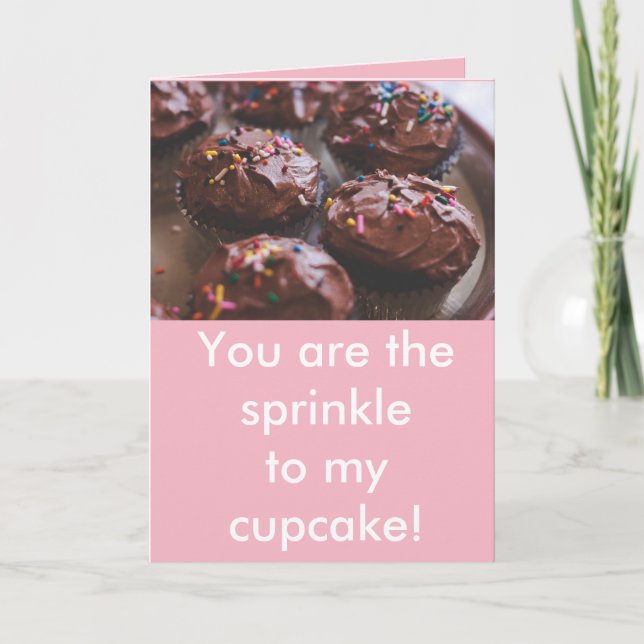 Du är stänk till mitt muffinfödelsedagkort kort (Framsida)