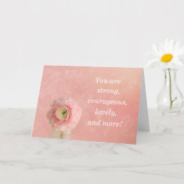 Du är stark cancerseriös, Sjukdom kommer bra Kort