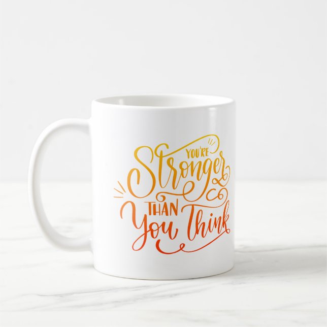 Du är starkare än din tänka kaffemugg (Vänster)