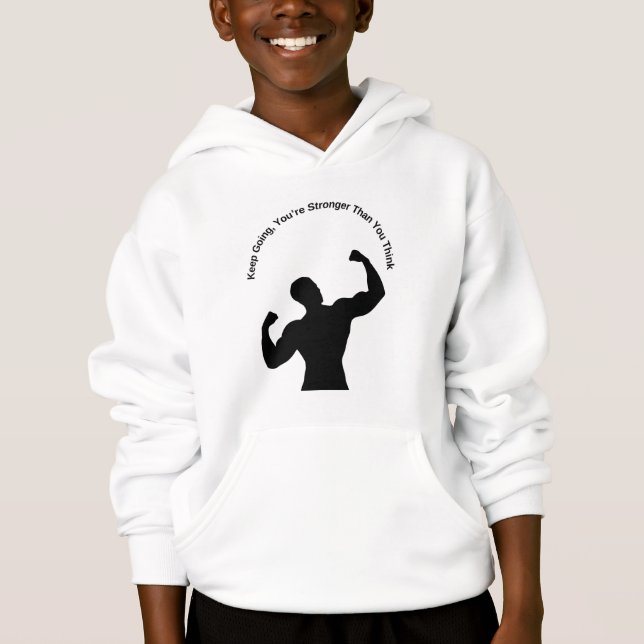 "Du är starkare än du är T Shirt (Framsida)