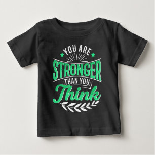 Du är starkare än du Tänka" Brother Baby T Shirt