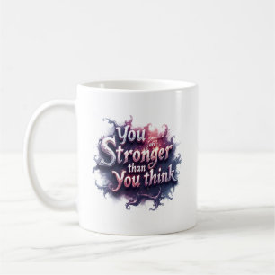 Du Är Starkare Än Du Tror Motivationsmugg Kaffemugg