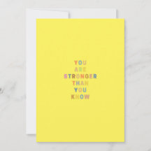 Du är starkare än du vet - färgstark Helgdag