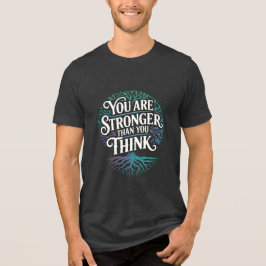 Du är starkare citattypografi för Träd T Shirt