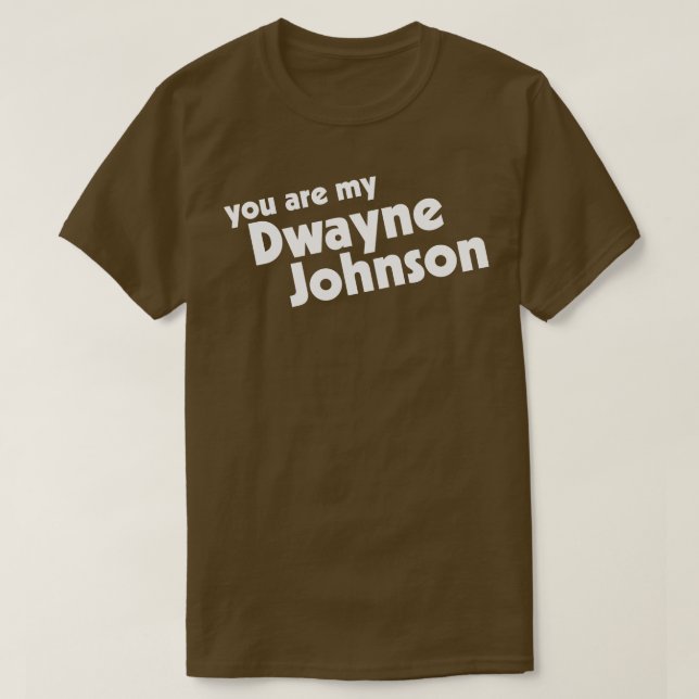 Du är Sten min Dwayne Johnson T Shirt (Design framsida)