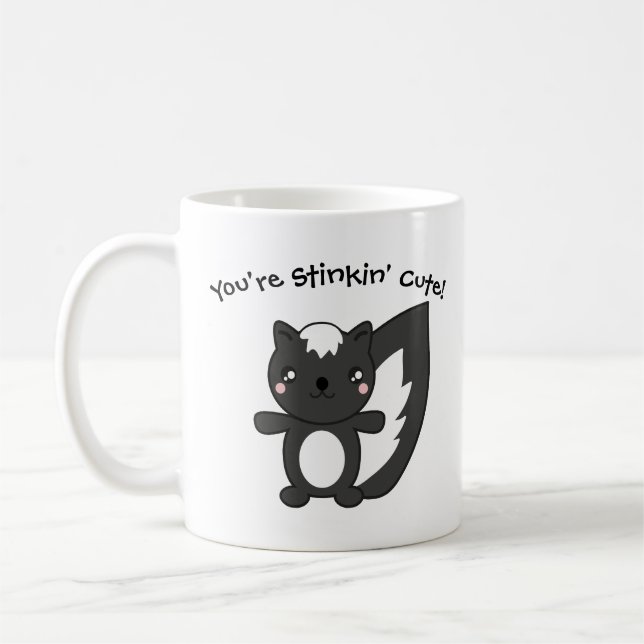 Du är Stinkin'Cute Kaffemugg (Vänster)