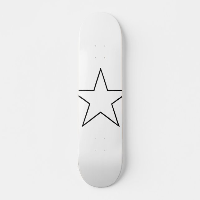 Du är stjärnan! mini skateboard bräda 18,5 cm (Framsida)