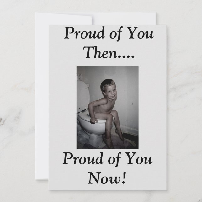 Du är stolt över dig då............ Inbjudan (Framsida)