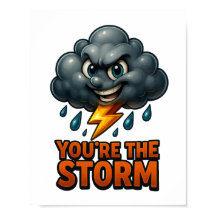 Du är Stormen - utskrivbar 3D-väggkonst