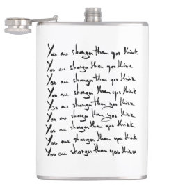 Du är STRONGER än du tänka! Fickplunta