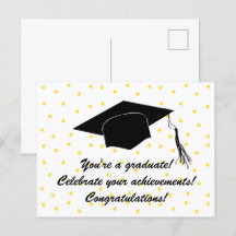 Du är student! Gratulerar till era prestationer!