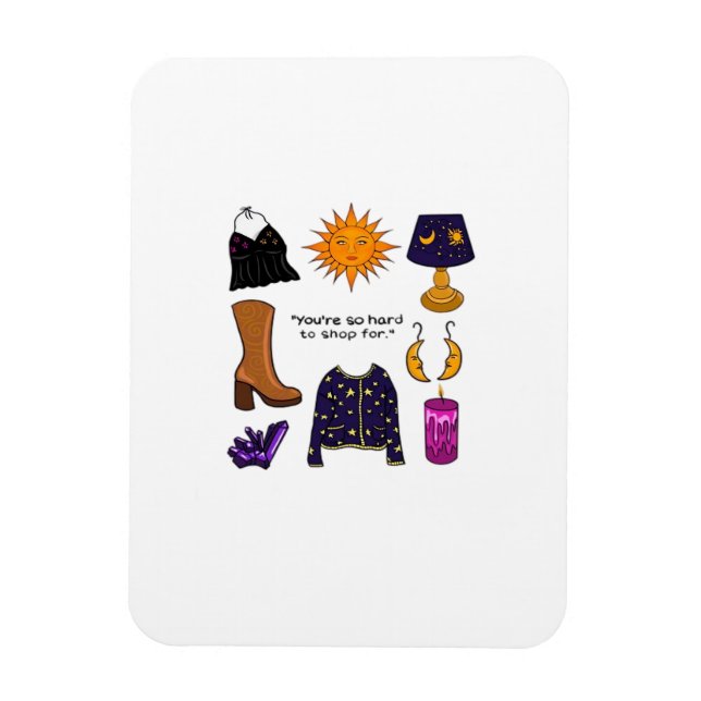 Du är Svårt Att Handla För Whimsigoth Estetisk Kla Magnet (Vertikal)