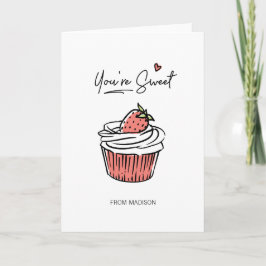 Du är Sweet Cupcoa Valentine Greeting Card Helgkort