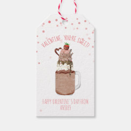 Du är Sweet Valentine Chocolate Milkshake Presentetikett