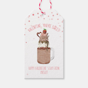 Du är Sweet Valentine Chocolate Milkshake Presentetikett