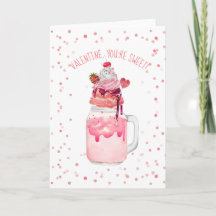Du är Sweet Valentine Kärlek Candy Crazy Milkshake