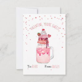 Du är Sweet Valentine Strawberry Crazy Milkshake