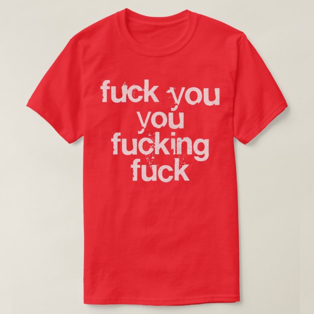 Du är täckt av Grunge Stil 2 T Shirt (Design framsida)