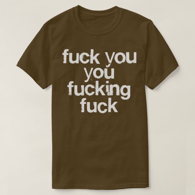 Du är täckt av Grunge Stil 3 T Shirt (Design framsida)
