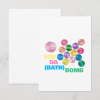Du är "The Bath"-bomben Funny Illustrated Tack