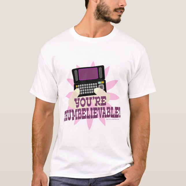 Du är Thumbelivbar! Tee Shirt (Framsida)