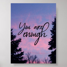 Du är tillräckligt poster