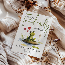 Du är Toad-igt fantastisk | Kul Alla hjärtans dag Julkort