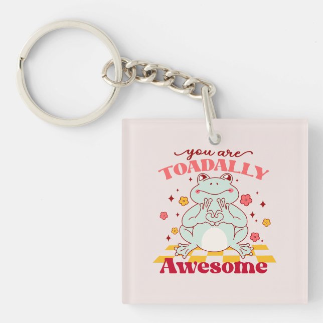 "Du är toadally Fantastisk" | Cute Frog Pun (Framsidan)