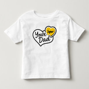 Du är Toppen T-Shirt Roligt Fars dag Gift
