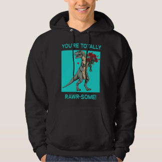 Du är Totalt Rawr några söta Alla hjärtans dags Di Hoodie