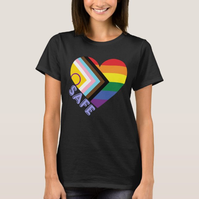 Du är trygg med mig-tee t shirt (Framsida)