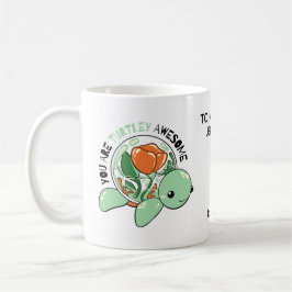 Du är Turtley Fantastisk, Succultura Kaffemugg