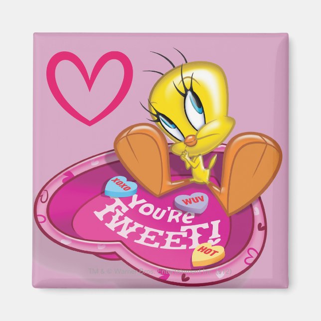 Du är Tweet TWEETY™ Bowl Magnet (Framsidan)
