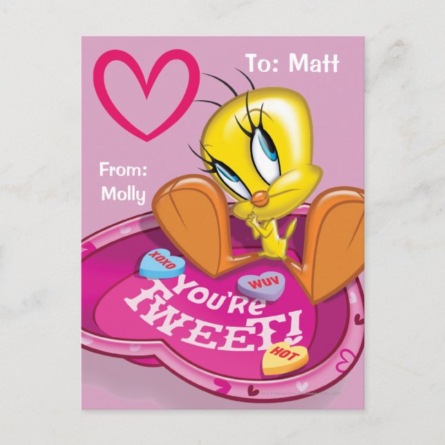 Du är Tweet TWEETY™ Bowl Vykort (Framsida)