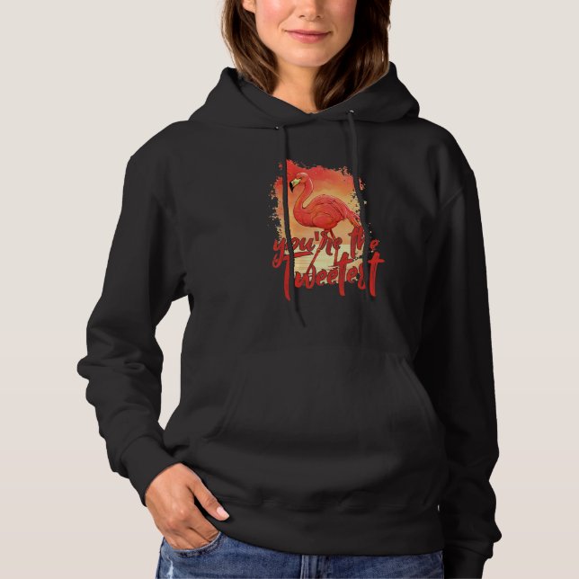 Du är Tweetest Rosa Flamingo Beach Bird 3 T Shirt (Framsida)