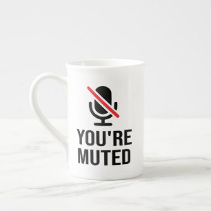 Du är tyst, du är MUD Benporslin Mugg