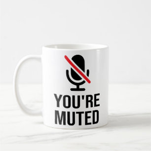 Du är tyst, du är MUD Kaffemugg