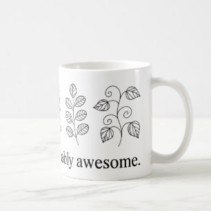 Du är Unbe-löv-able Fantastisk Mugg Funny Plant
