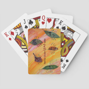 Du är UnbeLEAFable - Kids Art för CHOC Casinokort