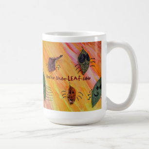 Du är UnbeLEAFable - Kids Art för CHOC Kaffemugg