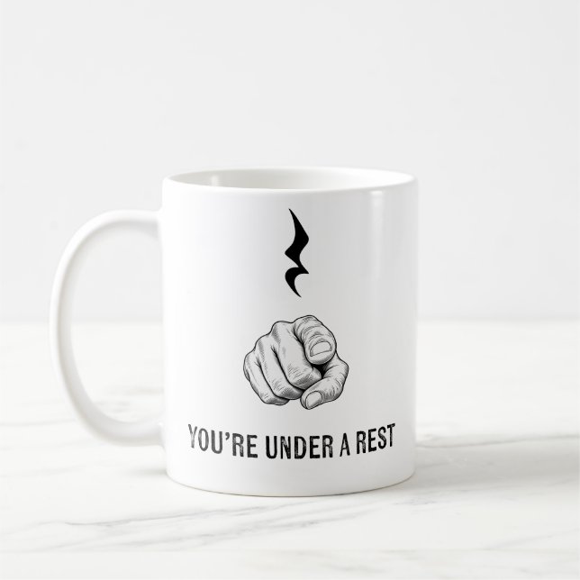 Du är under en paus-mugg kaffemugg (Vänster)