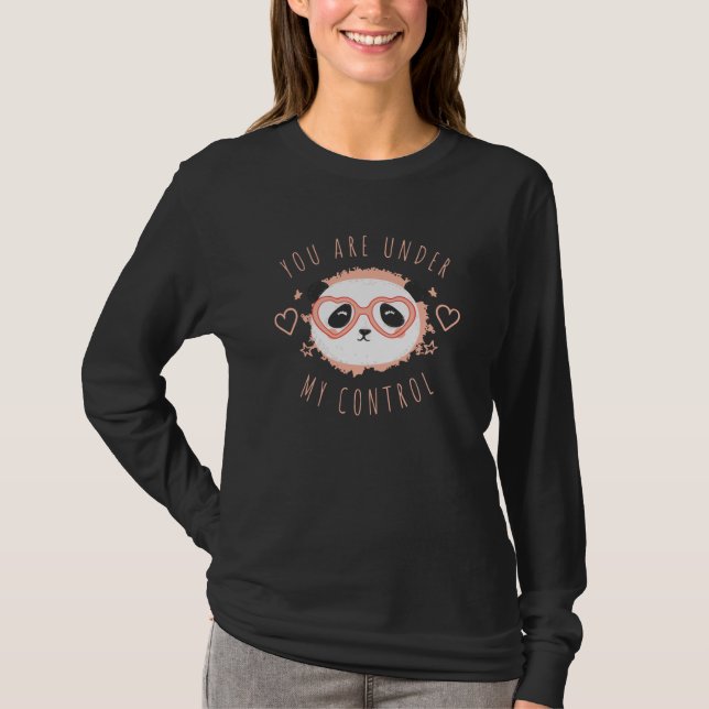 Du är under min kontroll t shirt (Framsida)