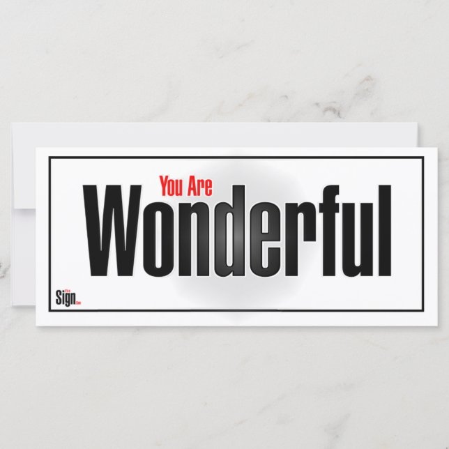 Du är underbar (Framsida)